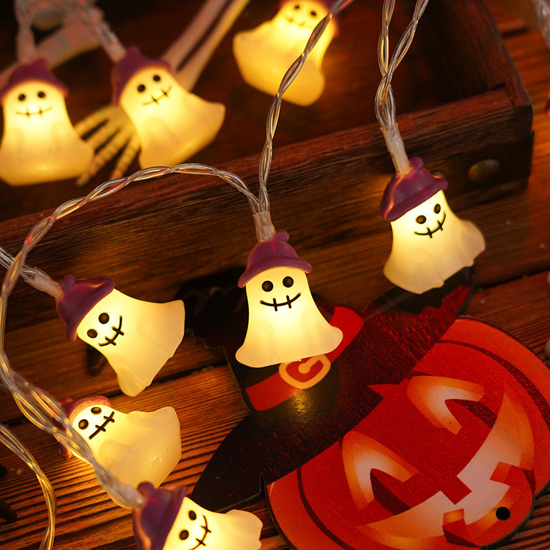 PVC Soft Material Halloween Pumpkin Lighting Chain