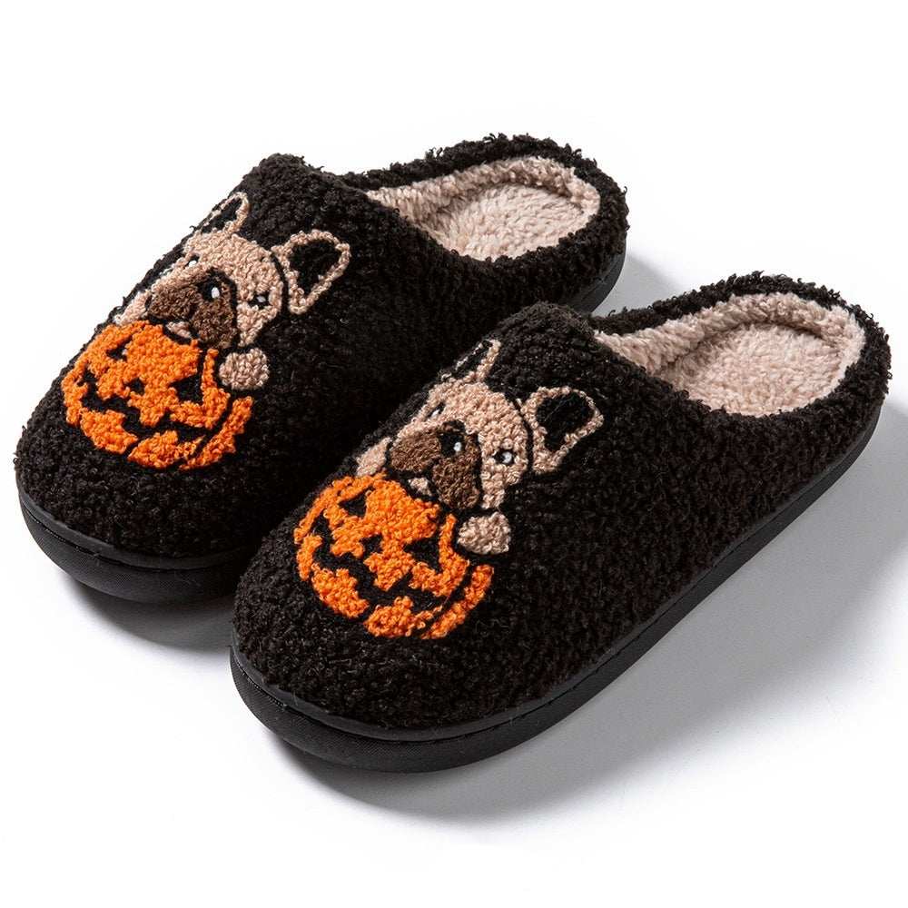 Cute Comfy Pumpkin House Slippers