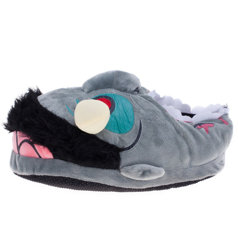 Halloween Cartoon Zombie-monster Cotton Slippers