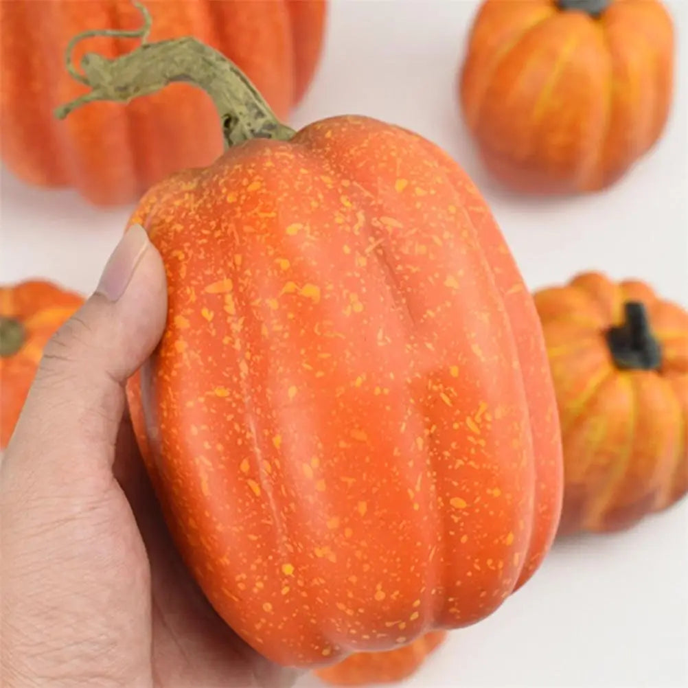 7PCS Artificial Simulation Pumpkin