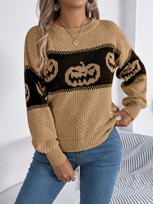 Halloween Pumpkin Pullover