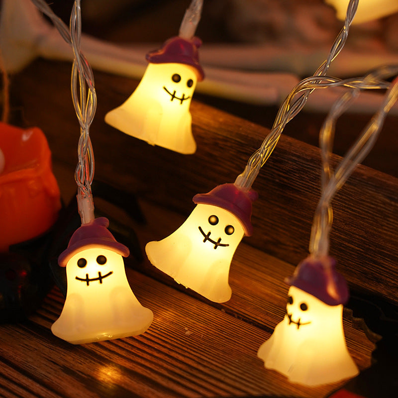 PVC Soft Material Halloween Pumpkin Lighting Chain